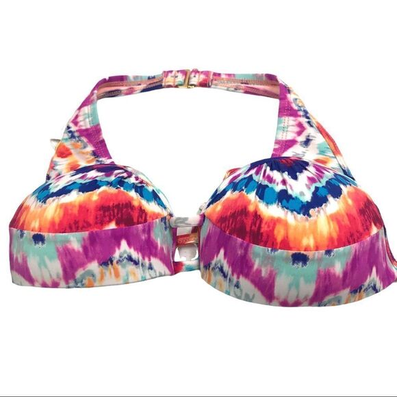 Hobie Multicolor Halter Bikini Top - Picture 1 of 6